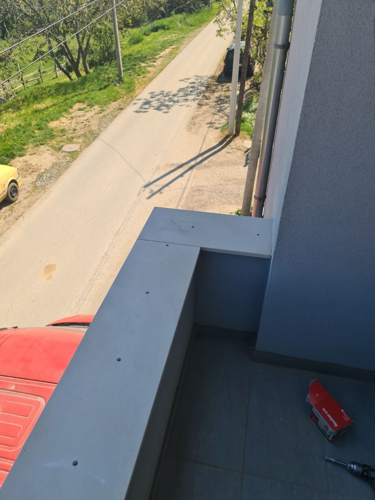 Staklena ograda na terasi